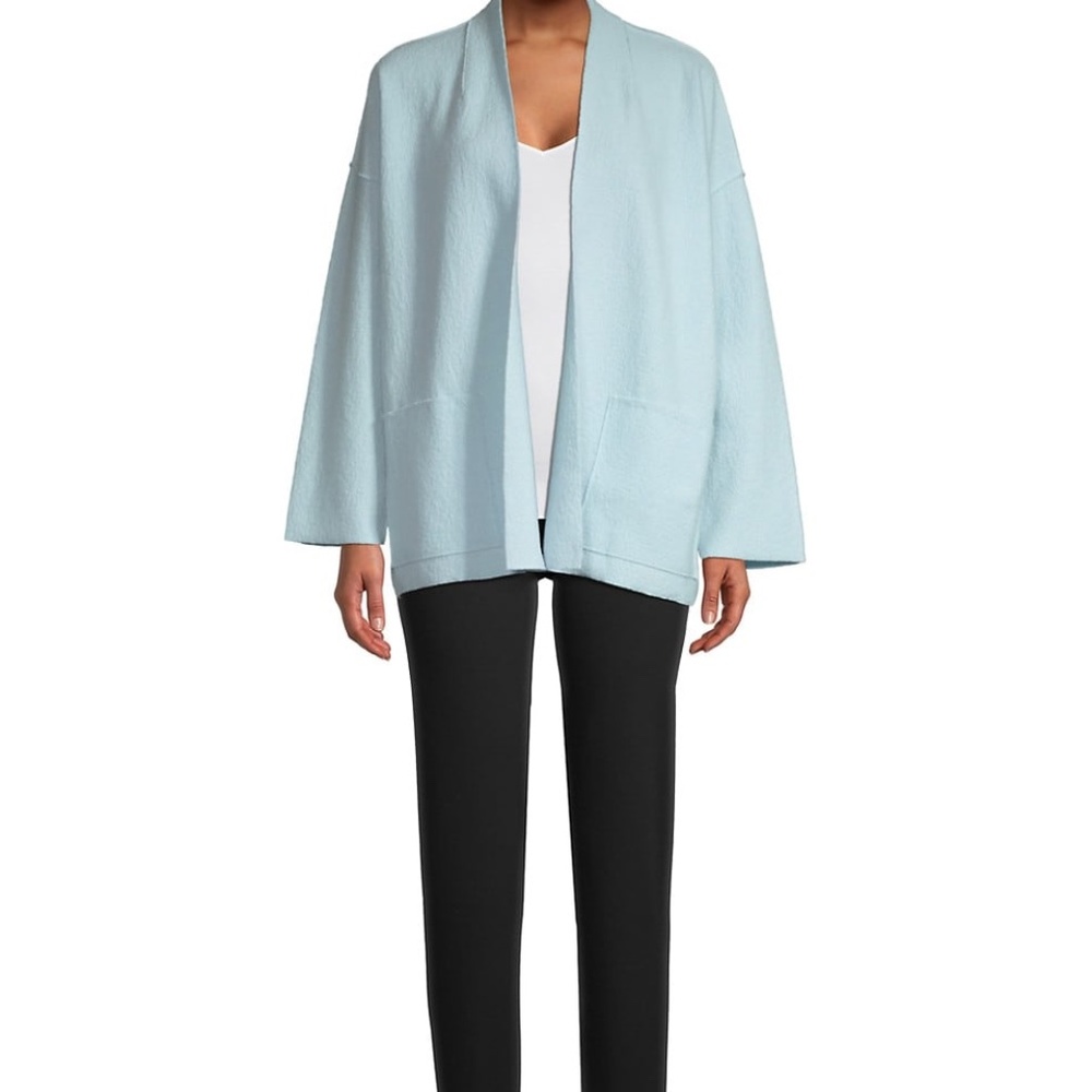 Eileen Fisher Lightweight Boiled Wool Jacket
